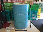 55 Gallon Metal Burn Barrels - Sealed Lid