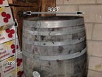 55 Gallon Wooden Barrels